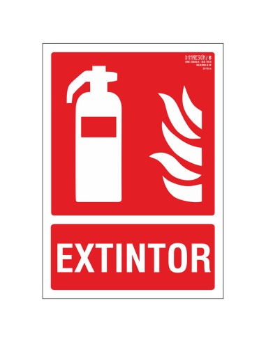 SEÑAL 210X297 PVC EXTINTOR