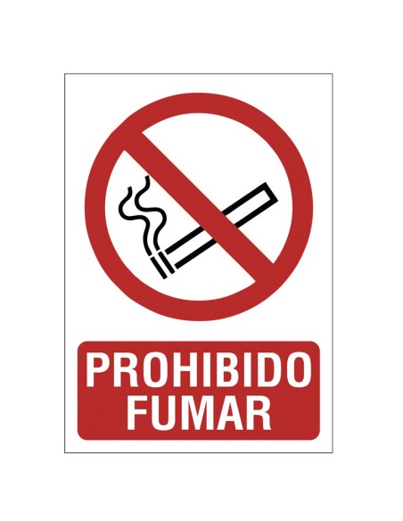 SEÑAL 210X297 PVC PROHIBIDO FUMAR