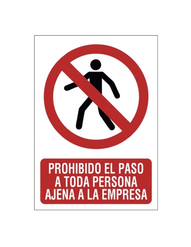 SEÑAL 21X297 PVC P.P.A TODA P.AJENA