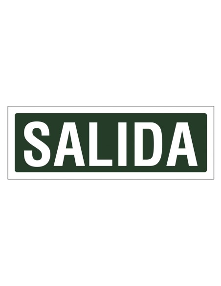SEÑAL 297X105 PVC SALIDA