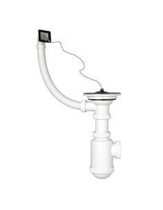 SIFON BOTELLA C/VALV.EX.Y REBOS.INOX 115