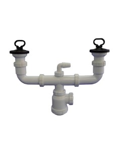 SIFON DOBLE VALVULAS EXTENS.  Ø70 1 1/2