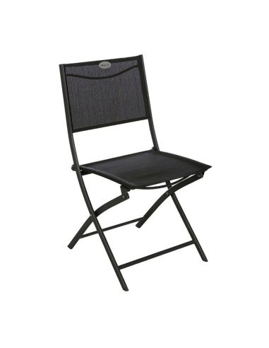 SILLA METÁLICA.PLEGABLE. ANTRACITA