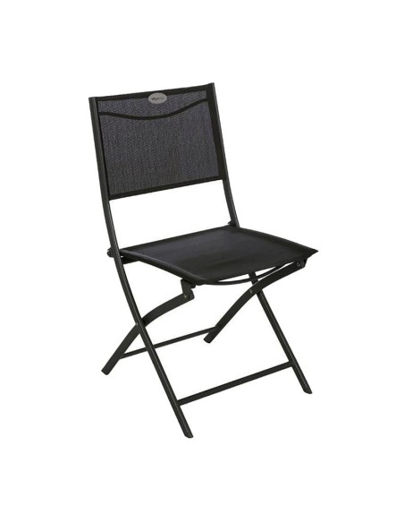 SILLA METÁLICA.PLEGABLE. ANTRACITA