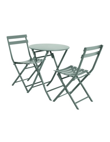 SILLA METÁLICA.PLEGABLE. VERDE