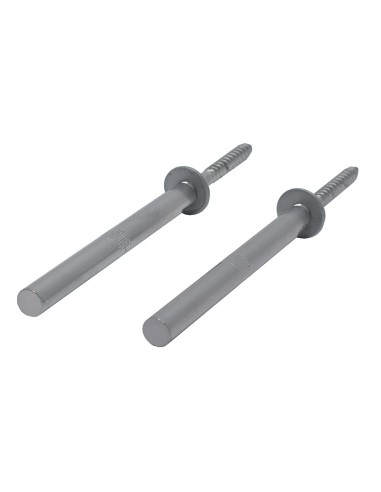 SOPORTE OCULTO ESTANTE 2U 12MM PLATA MAT