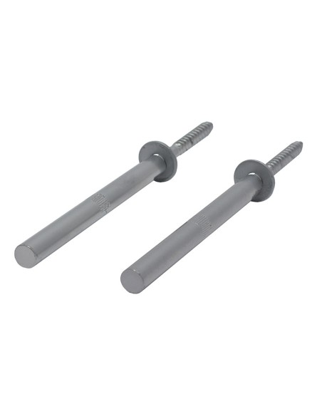 SOPORTE OCULTO ESTANTE 2U 12MM PLATA MAT