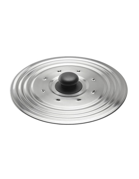 TAPADERA ANTIVAHO ACERO INOX.22 CM.