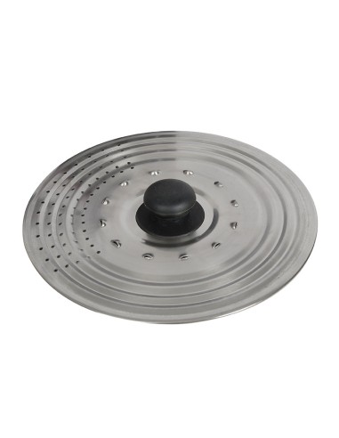 TAPADERA ANTIVAHO ACERO INOX.26 CM.