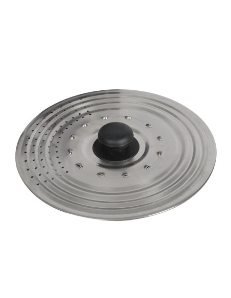 TAPADERA ANTIVAHO ACERO INOX.26 CM.