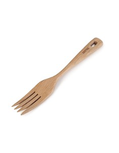 TENEDOR 22CM MADERA REC.ACEITE
