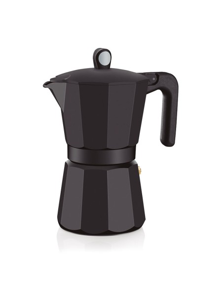 CAFETERA ALUM.INDUCTION NOIR 12 TZ.MONIX