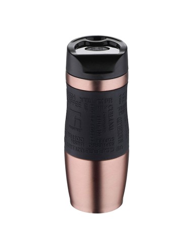 TERMO MUG 400 ML. A.INOX. NEGRO