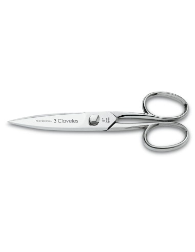 TIJERA COCINA DENTADA, INOX. 20 CM