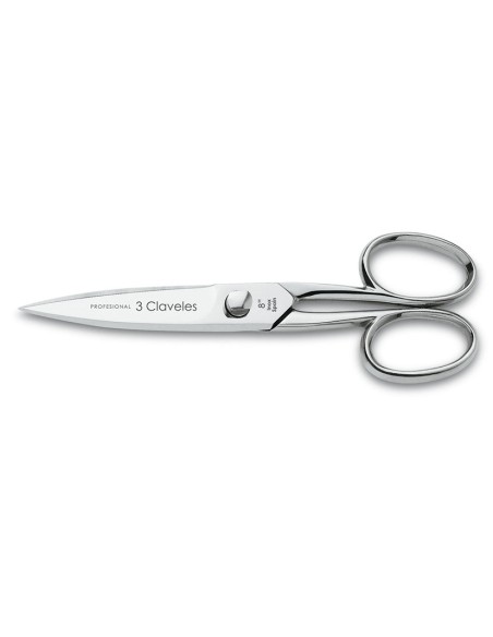 TIJERA COCINA DENTADA, INOX. 20 CM