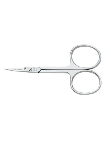 TIJERA MANICURA TRES CLAVELES,CURVA