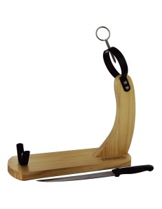 JAMONERO MADERA + CUCHILLO