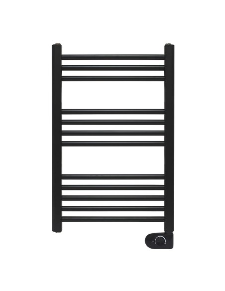 TOALLERO C/ CALEFACTOR. T401NE+. NEGRO.
