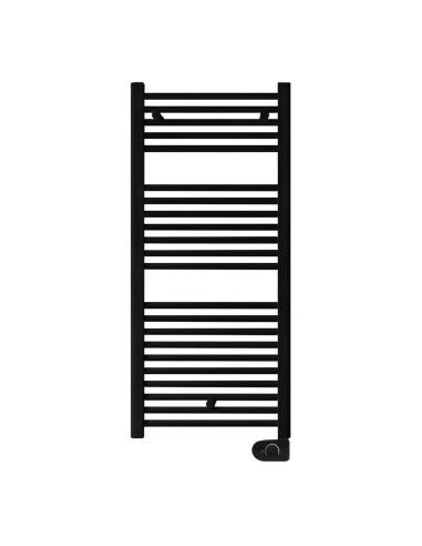 TOALLERO CON CALEFACTOR. T700NE. NEGRO.
