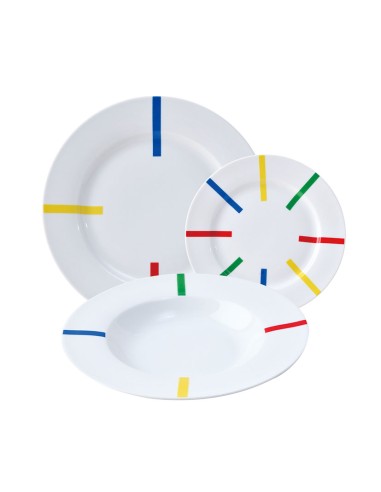 VAJILLA PORCELANA BENETTON 18 PZAS.