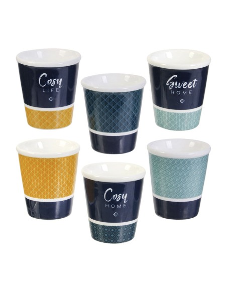 VASOS ESPRESSO. ESTUCHE 6 UNIDADES