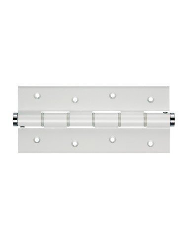 BISAGRA MUELLE ALUM.SA180 2 UDAS. PLATA