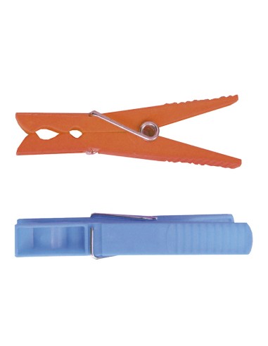 PINZAS ROPA. PACK 12 PZAS.PLAST.XL HABIT
