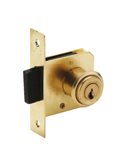 CERRADURA N.22 DE 30 MM LATONADA