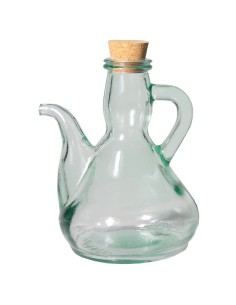 ACEITERA CRISTAL TAPON CORCHO 1/2L.