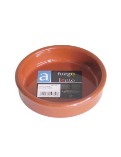 CAZUELA BARRO POSTRE S/ASA 12 CM.