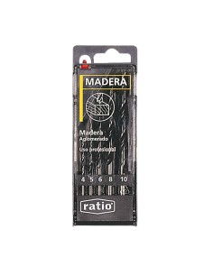 BROCAS P/MADERA JGO.5 RATIO