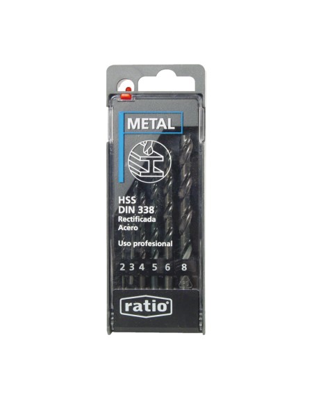 BROCAS P/METAL HSS RECT.JGO.6 RATIO
