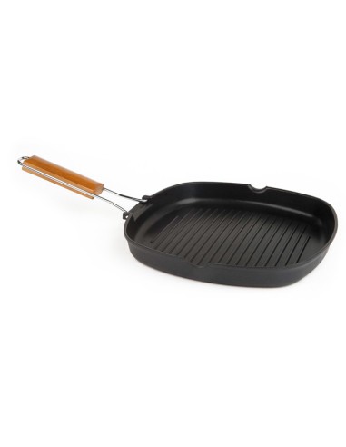 ASADOR GRILL ALUM. FUNDIDO 20X20 CM.