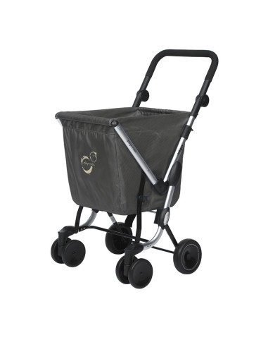 CARRO COMPRA PLEGABLE WE GO GRIS
