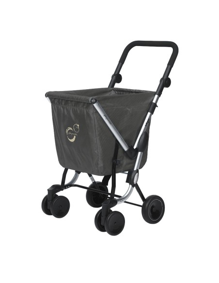 CARRO COMPRA PLEGABLE WE GO GRIS