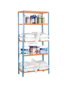 ESTANTERIA MASTER 40, 5 BAN S/TOR. AZ/NA