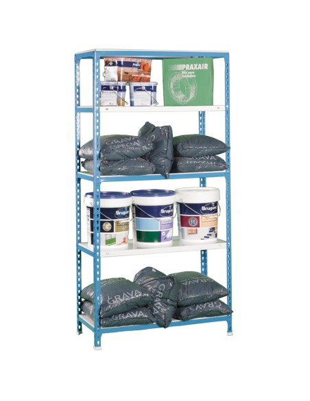 ESTANTERIA PRACTIC 5 BAND S/TOR.BL/AZ 40