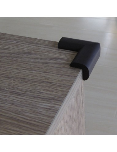 PROTECTOR ESQUINAS. 4 UDS.MARRON OSCURO