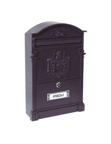 BUZÓN ALUMINIO RESID. 26x9xh42 CM. NEGRO