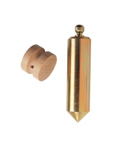 PLOMADA NUEZ MADERA NUSAC 500 GRS.