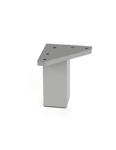 PATA CUADR.ABS 40xh60 MM.ALUMI.MATE