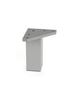 PATA CUADR.ABS 40xh80 MM.ALUM. MATE