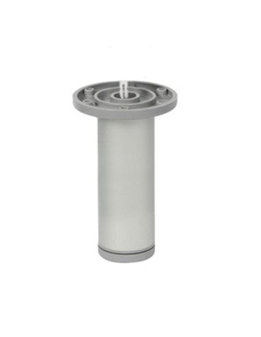 PATA REDONDA 40x150 MM ALUMINIO MATE