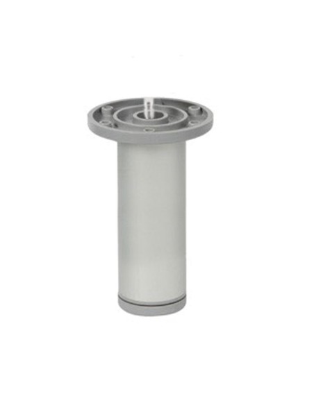 PATA REDONDA 40x150 MM ALUMINIO MATE