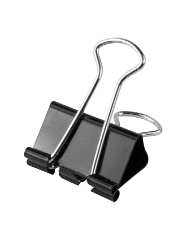 PINZAS SUJETAPAPELES 41mm. CAJA 12 UD.