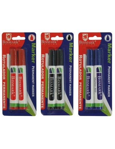 BLISTER 2 UDS.ROTULADOR PERMANENTE