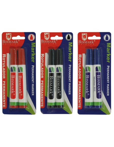 BLISTER 2 UDS.ROTULADOR PERMANENTE