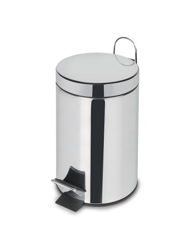 CUBO PEDAL ACERO INOX. 3 LITROS HABITEX