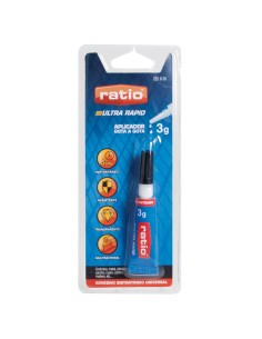 ADHESIVO CIANOCRILATO 3 G. RATIO