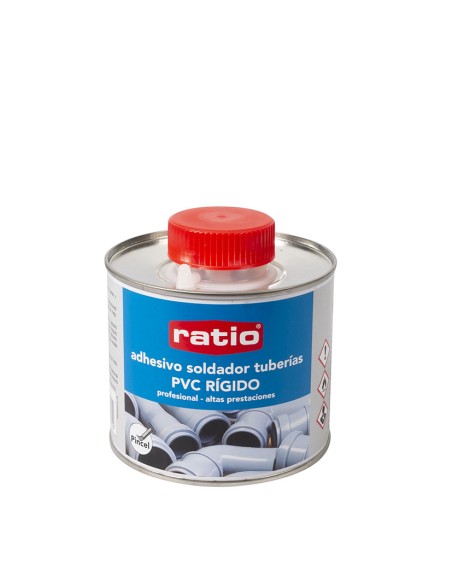 ADHESIVO TUBERIA PVC.500 ML.RATIO.C/PINC